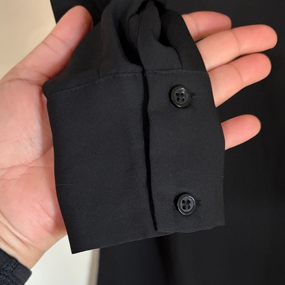 INC International Concepts Elegant Black Wrap Mini Dress - Picture 5 of 7